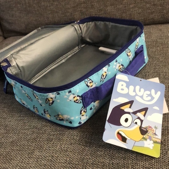 Moose Bluey Kids Lunch Box Lunch Bag Blue - Picture 9 of 16